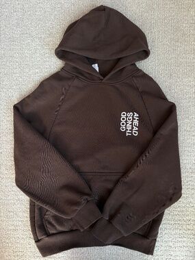Brown hoodie